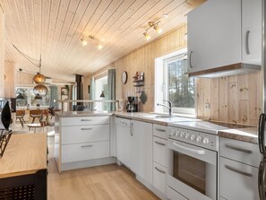 Fridge, microwave, dishwasher, highchair