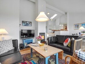 Fernseher, Kamin