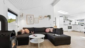 Télévision, cheminée