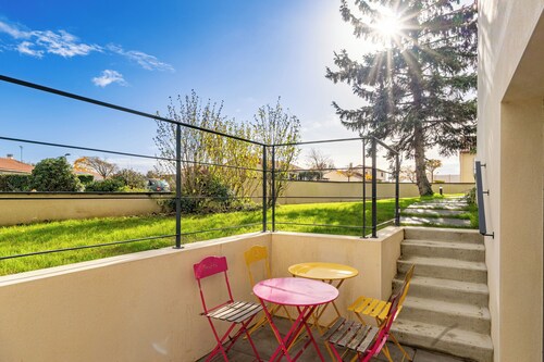 Appartement "La Chevallerie" avec terrasse privée, jardin privé et Wi-Fi