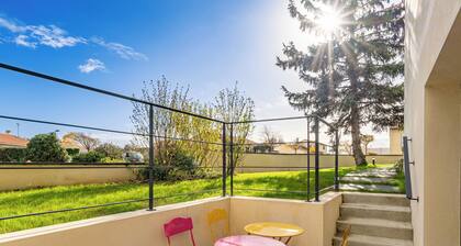 Appartement "La Chevallerie" avec terrasse privée, jardin privé et Wi-Fi