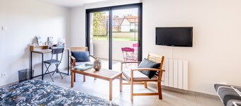 Appartamento "La Chevallerie" con terrazza privata, giardino privato e Wi-Fi