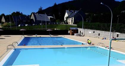 Appartement Les Ptits Loups, Autrans-Méaudre en Vercors vue montagne, terrasse privée et jardin