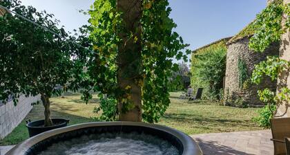 Vacation Home "Can Cortada" with Mountain View, Private Terrace & Barbecue