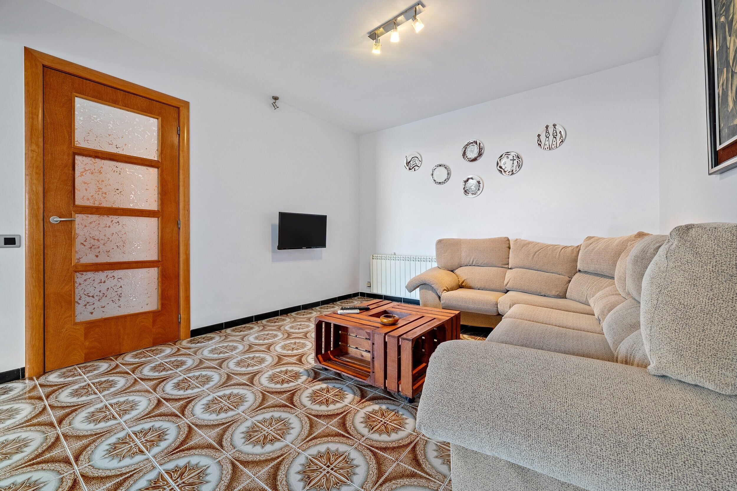 Télévision, table de tennis de table