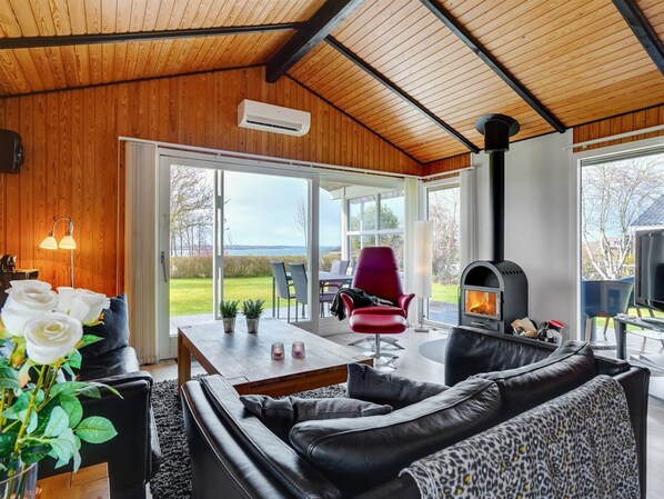 TV, fireplace, DVD player