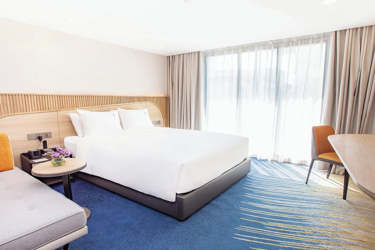 1 bedroom, down comforters, in-room safe, desk