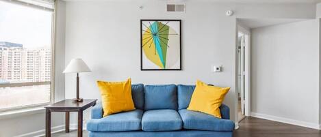 Smart-tv en een kantoor