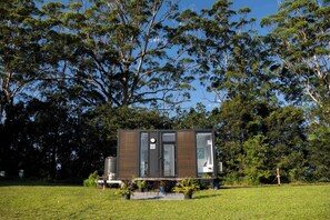 Exterior - White Jacaranda Tiny House by Tiny Away (Maleny)