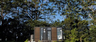 White Jacaranda Tiny House by Tiny Away