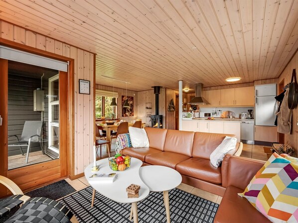 TV, caminetto, lettore DVD