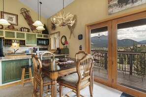 Dining - Cozy Ski-in/Ski-out Condo! Mountain Views! Shared Hot Tub! (Breckenridge)