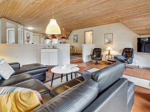 TV, fireplace, DVD player
