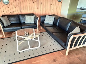 Una televisión, una chimenea