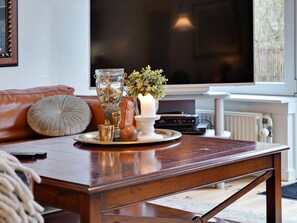 TV, DVD player, foosball