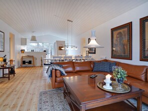 TV, DVD player, table football