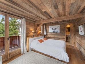 6 bedrooms, free WiFi, bed sheets - Luxury chalet with relaxation area, gym and spa in Méribel (Méribel)
