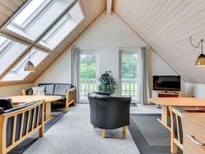 TV, fireplace, DVD player