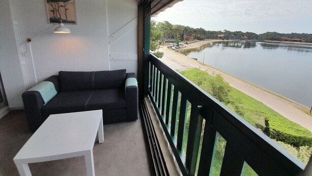 Property grounds - Renovated modern studio by the lake for two in Vieux Boucau (Soustons)