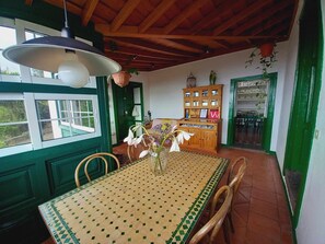 Dining - Casa Vicente Sea and mountain views (Breña Alta)