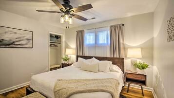 3 bedrooms, iron/ironing board, travel crib, free WiFi