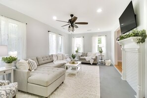 Smart TV, video games, DVD player