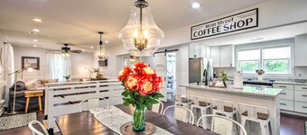 Comfortable 3-bedroom, 2-bath farmhouse-style home with three king bedrooms. Enjoy a fully equipped kitchen, spacious living areas, and a peaceful setting near wineries, trails, and scenic drives—ideal for families, couples, or relaxed group stays.