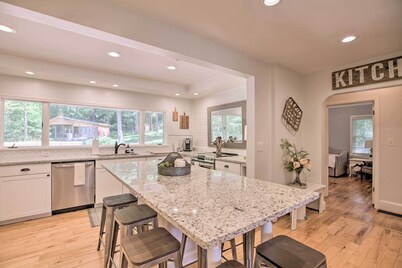 Gather with family and friends at this spacious 5-bedroom retreat near Nelson 151, featuring a new covered hot tub, multiple living areas, a large kitchen, game room, and plenty of space to relax after exploring Virginia's wineries and the Blue Ridge