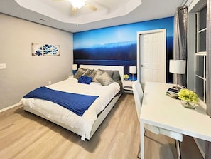 3 bedrooms, desk, iron/ironing board, WiFi