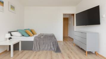 Iron/ironing board, WiFi, bed sheets