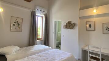 2 chambres, fer et planche à repasser, lit parapluie, Wi-Fi gratuit