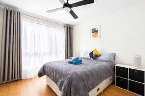 3 bedrooms, iron/ironing board, travel crib, WiFi