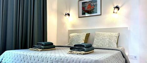 1 dormitorio, caja fuerte, sistema de insonorización