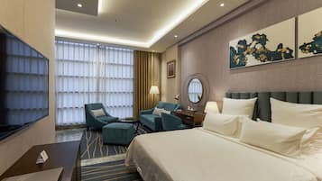Superior Room | Minibar, desk, laptop workspace, blackout curtains