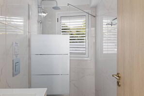 Bathroom - Phaedrus Living: Alkminis Seaside Suites Sand (Paphos)