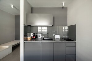 Apartment | Private kitchenette | Fridge, microwave, stovetop, dishwasher