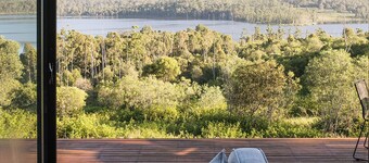 Flintoff - Luxe Off-Grid Two Bedroom WanderPod Eco Cabin with Lake Views