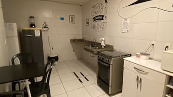 Shared fridge, microwave