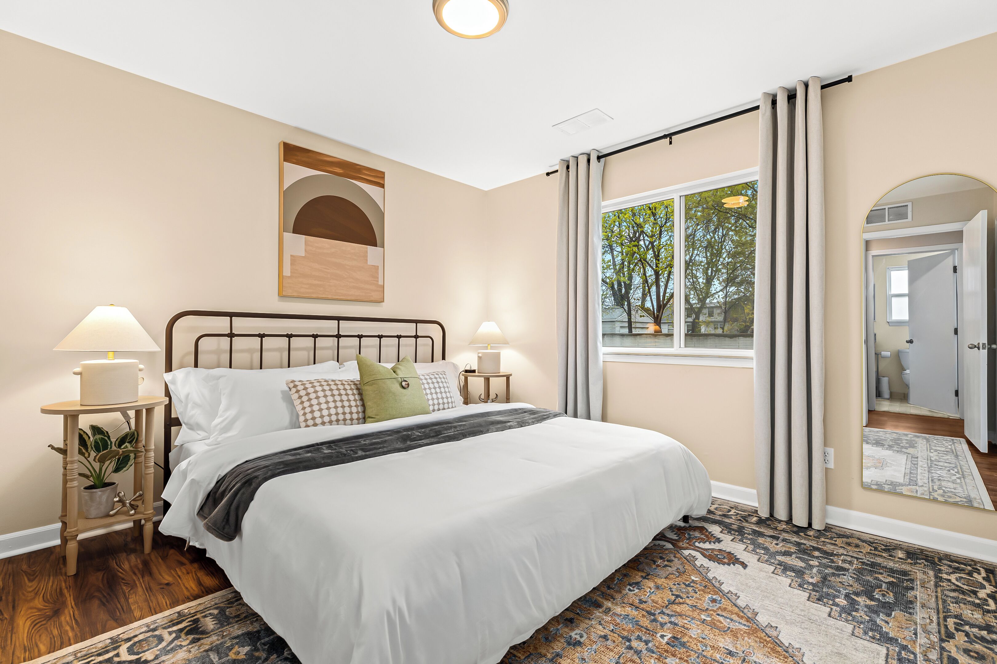 1 makuuhuone, silitysrauta/-lauta, ilmainen Wi-Fi, vuodevaatteet