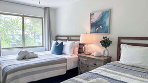 2 habitaciones, tabla de planchar con plancha y wifi gratis 