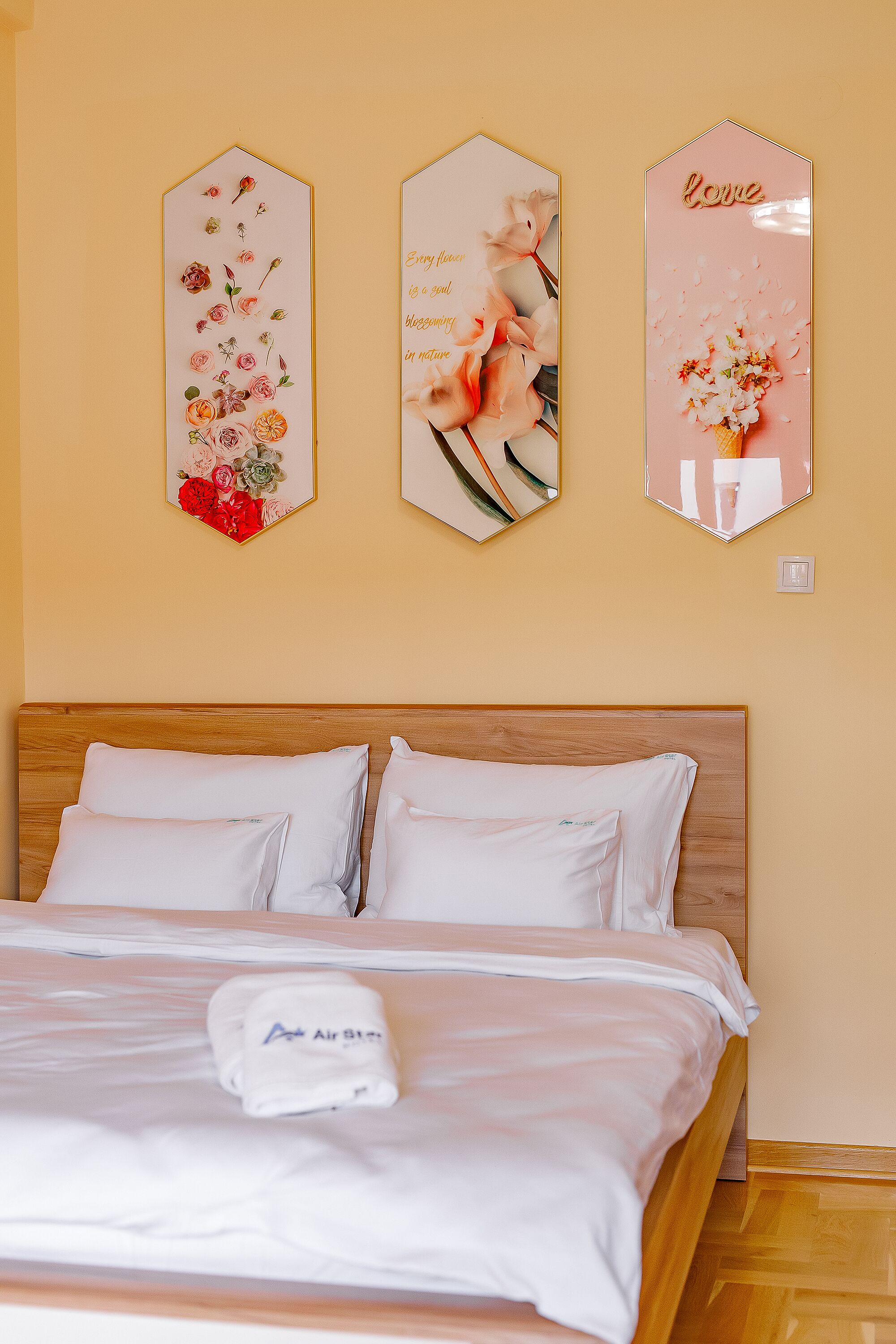 comfort double room | desk, laptop workspace, blackout curtains, soundproofing