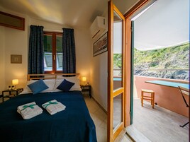 独特公寓 | 1 多间卧室、埃及棉床单、高档床上用品、羽绒被