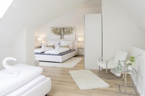 1 Schlafzimmer, Reisekinderbett, kostenloses WLAN, BettwÀsche