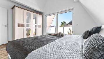 2 makuuhuonetta, vauvan matkasänky, ilmainen Wi-Fi