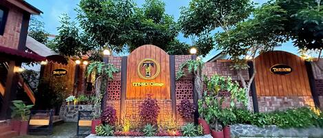 Façade de l’hébergement