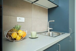 Apartment (1 Bedroom) | Private kitchen | Fridge, oven, coffee/tea maker, electric kettle - Hedera Estate, Hedera A25 (Dubrovnik)