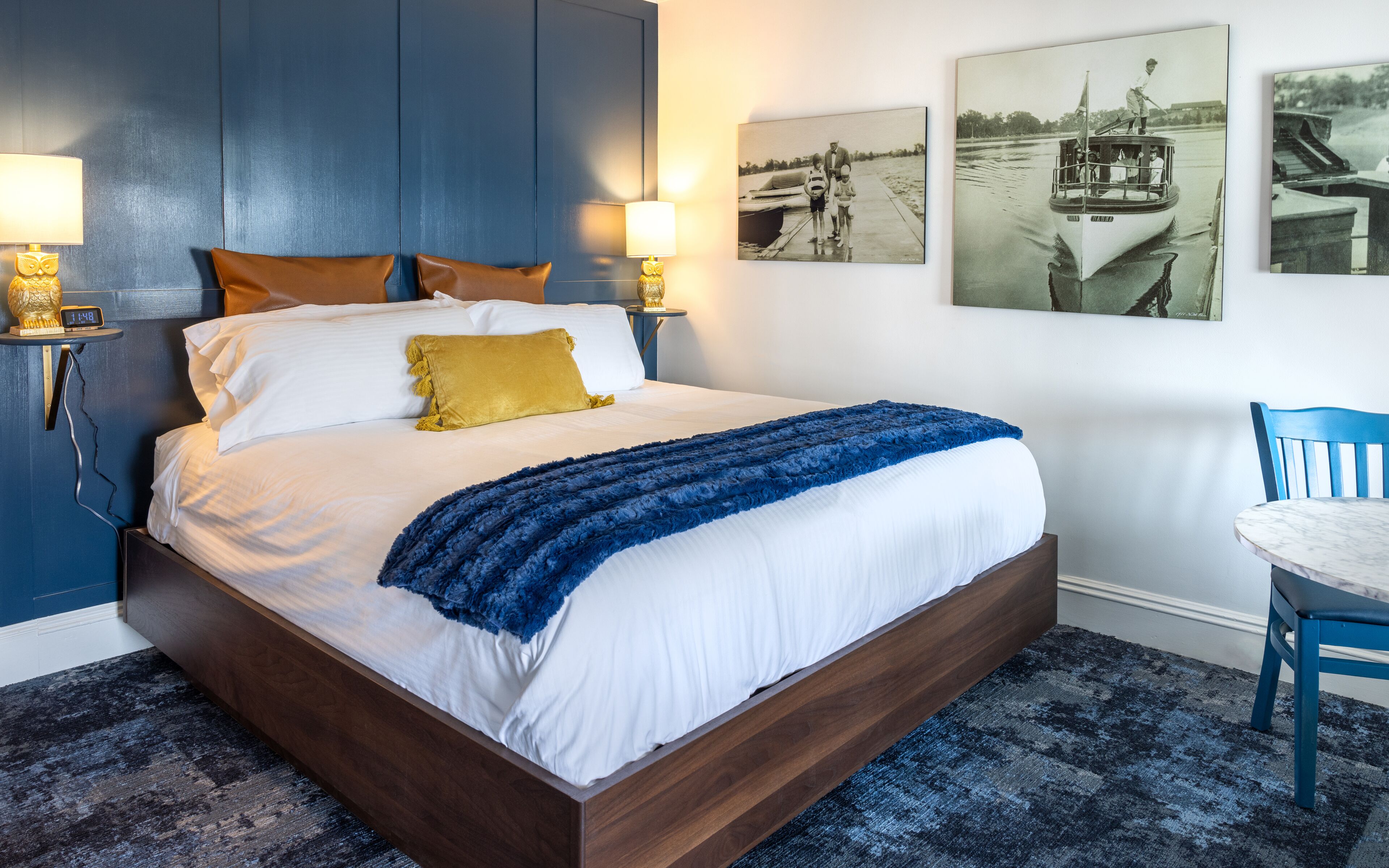 Individually decorated, individually furnished, iron/ironing board