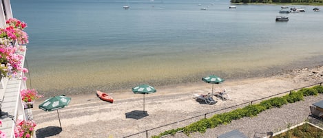 Private beach