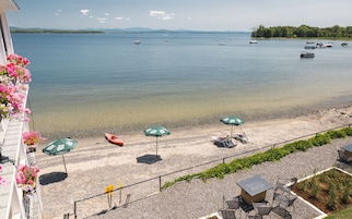 Private beach