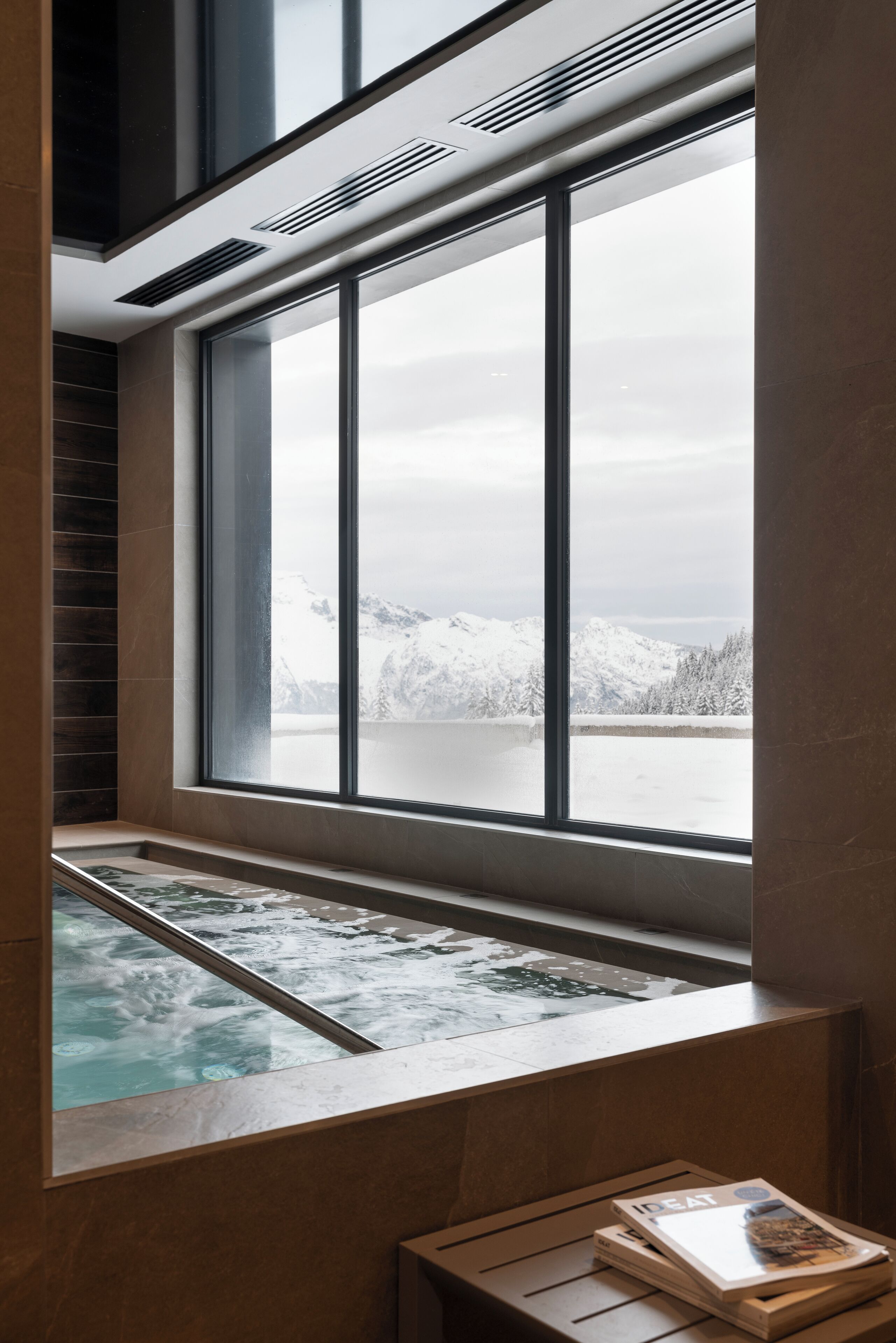 Bain à remous intérieur